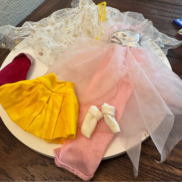 Other - Vintage Barbie doll style clothing dress socks top skirt swimsuit bundle